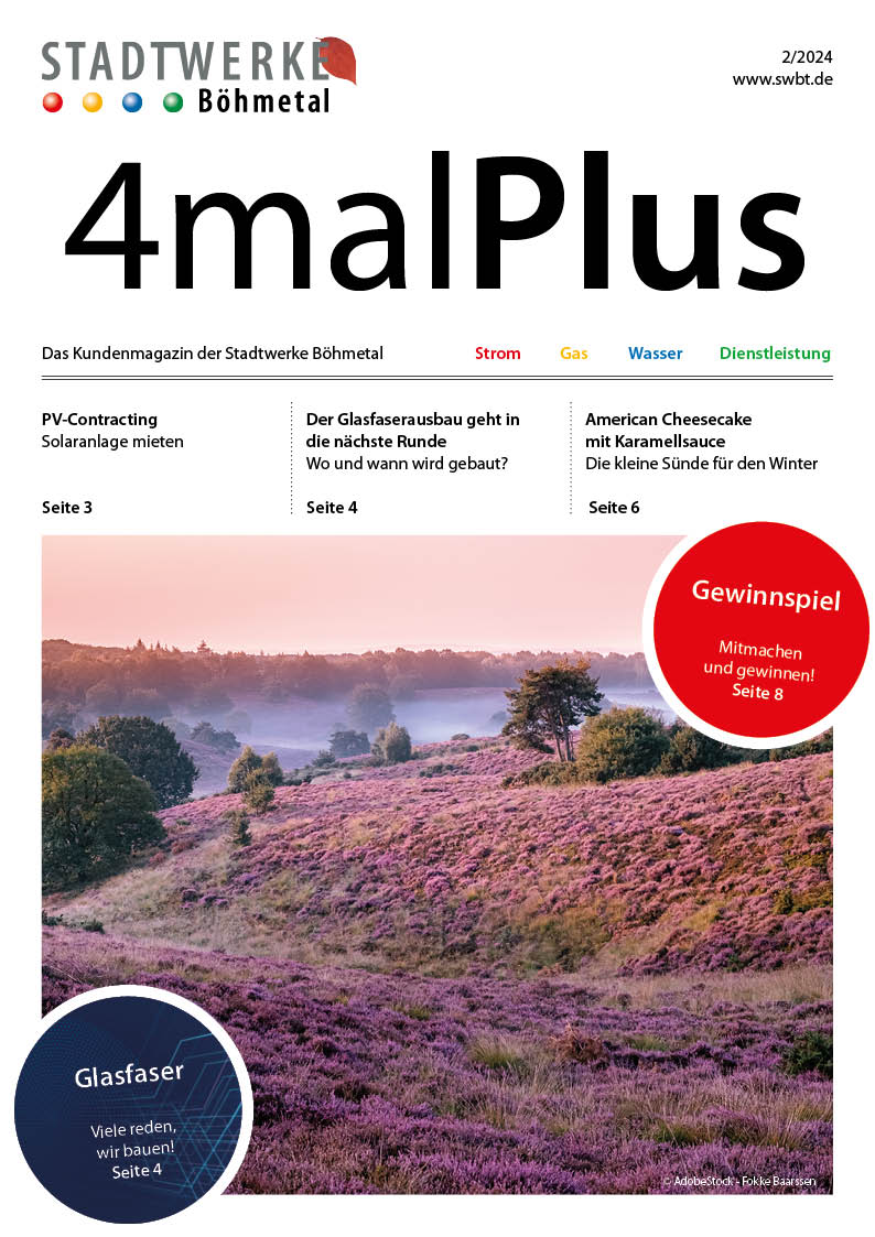 Titelbild 4malPlus Herbst 2024